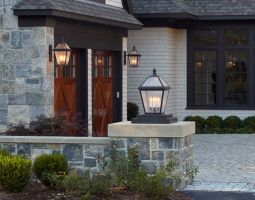 Outdoor Lighting for Traditional Waterfront Home
