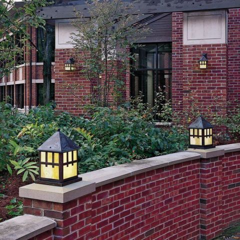 Bungalow™ Lantern 8 in. Wide Exterior Pier Light