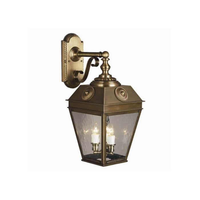 French Country Lantern™ 11 in. Wide Scrolled Drop Exterior French Country Wall Sconce