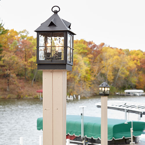 Stonehaven™ Lantern 10 in. Rustic Pier Light