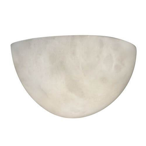 Empire™ 10 in. Wide Alabaster Wall Sconce