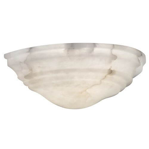 Hampton™ 14 in. Wide Alabaster Wall Sconce