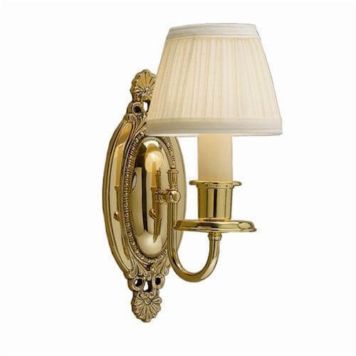 Newport™ One Light Curved Arm Sconce with electric candle