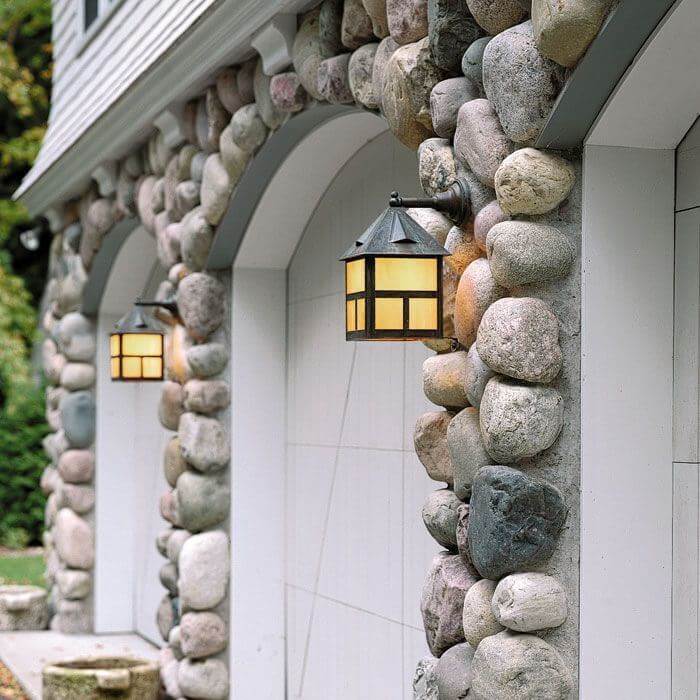 Cottage™ Lantern 10 in. Wide Straight Arm Exterior Wall Light