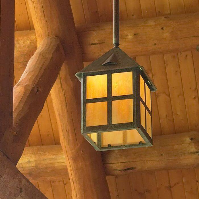 Cottage™ Lantern 12 in. Wide Solid Stem Exterior Pendant Light