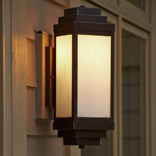 Montara Lantern™ 6 in. Wide Flush Exterior Wall Light
