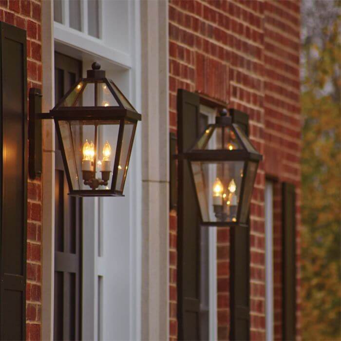 12 in. Wide Exterior Wall Light