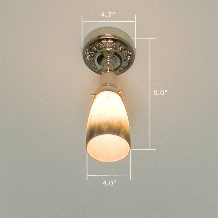 Argine™ One Light Flush Ceiling Fixture with 2-1/4 in. shade holder
