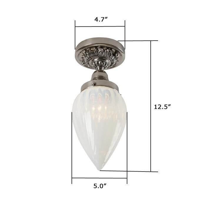 Sunflower™ One Light Flush Ceiling Fixture with 3-1/4 in. shade holder