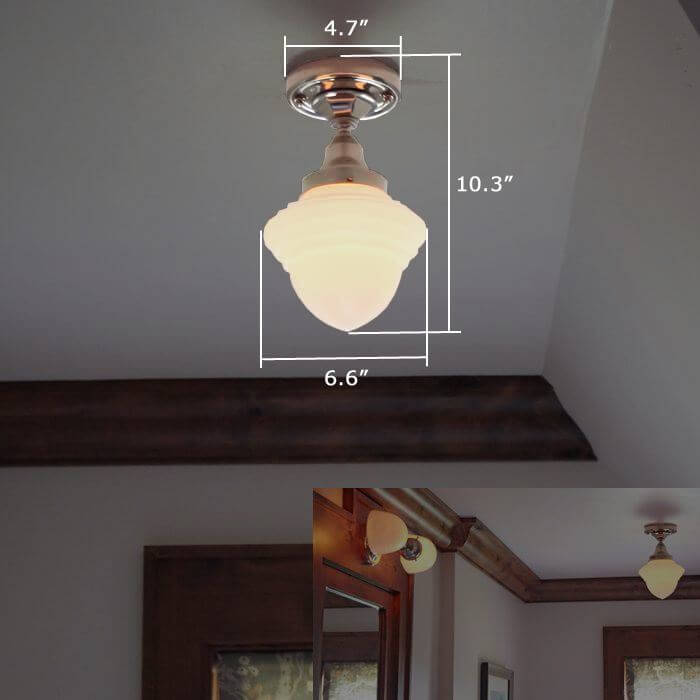 Ballantrae™ One Light Flush Ceiling Fixture with 3-1/4 in. shade holder