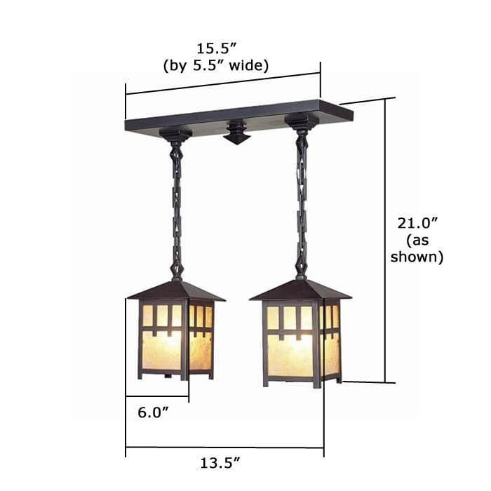 Craftsman Lantern™ Dining Room Pendant Light