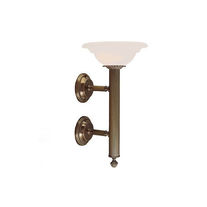 Larkspur™ 12 in. Traditional Alabaster Wall Sconce