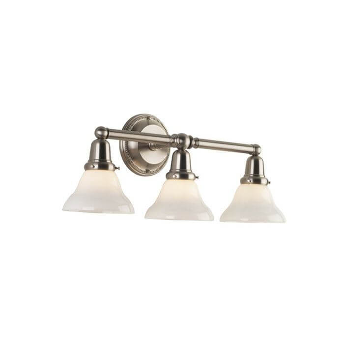 Carlton™ Three Light Straight Arm Sconce with 2-1/4 in. shade holders