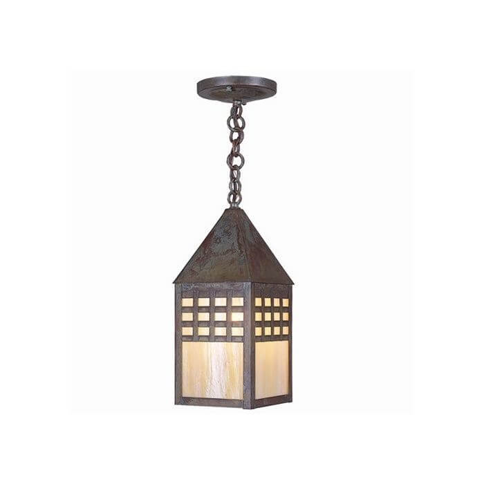 Carriage Lantern™ 7 in. Wide Chain Hung Exterior Pendant Light