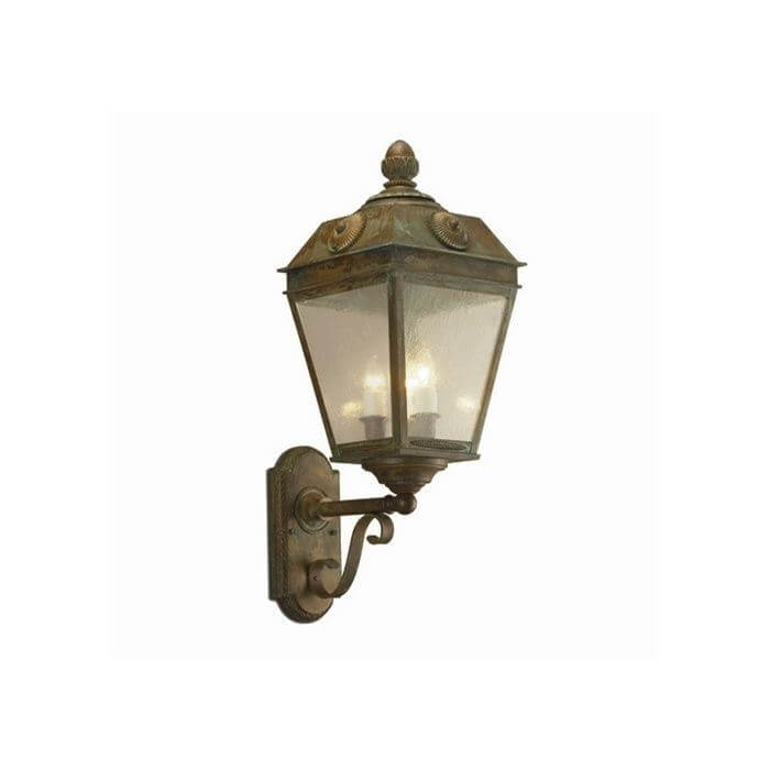 French Country Lantern™ 11 in. Wide Scrolled Coach Exterior Wall Light