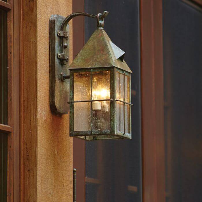 Lancaster™ Lantern 6 in. Wide Scrolled Hook Exterior Wall Light