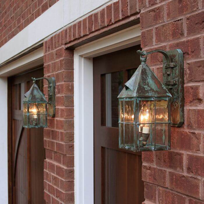 Lancaster™ Lantern 7 in. Wide Scrolled Hook Exterior Wall Light