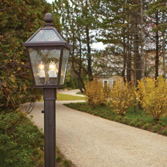 London™ Lantern 10 in. Wide Exterior Traditional Post Light