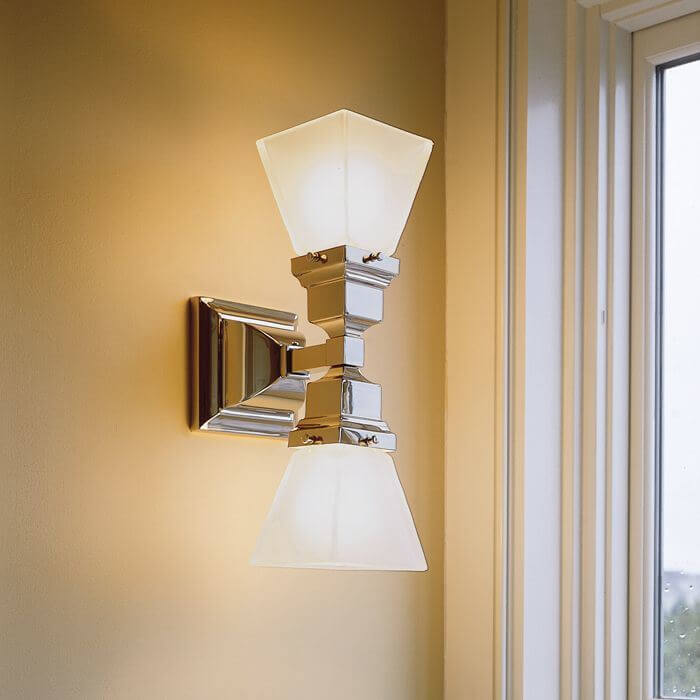 Oak Park™ Two Light Linear Sconce with 2-1/4 in. shade holders