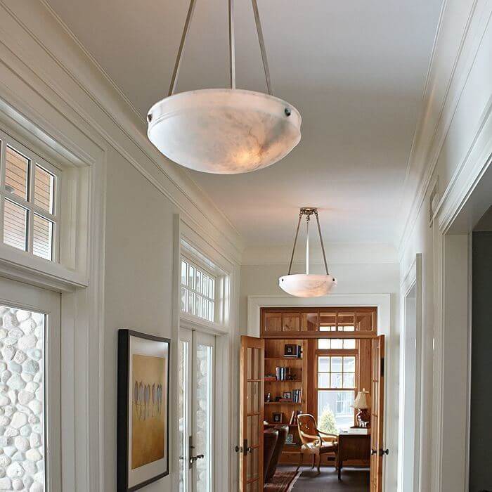 Tuscany™ 19 in. Traditional Alabaster Pendant