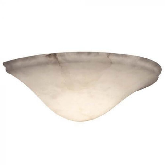 Navarra Sconce™ 16 in. Wide Alabaster Wall Sconce