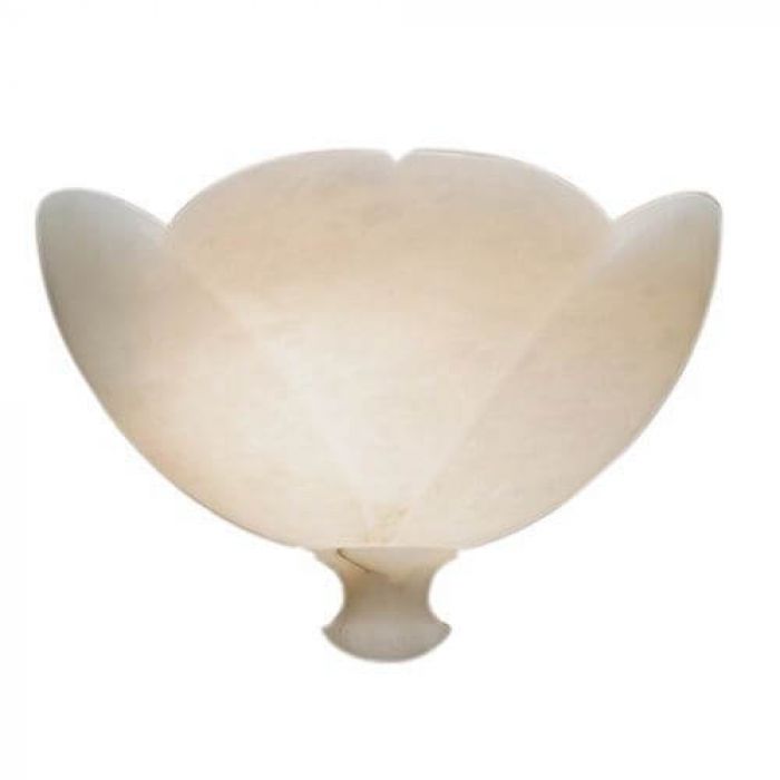 Pompeii™ 12 in. Wide Alabaster Wall Sconce