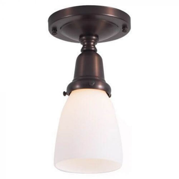 Retro™ One Light Flush Ceiling Fixture with 2-1/4 in. shade holder