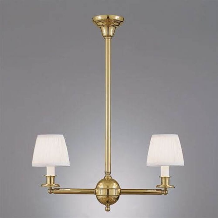 Shoreland™ Two Light Chandelier with electric candles