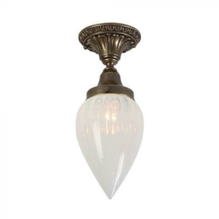 Saint Tropez™ One Light Flush Ceiling Fixture with 3-1/4 in. shade holder