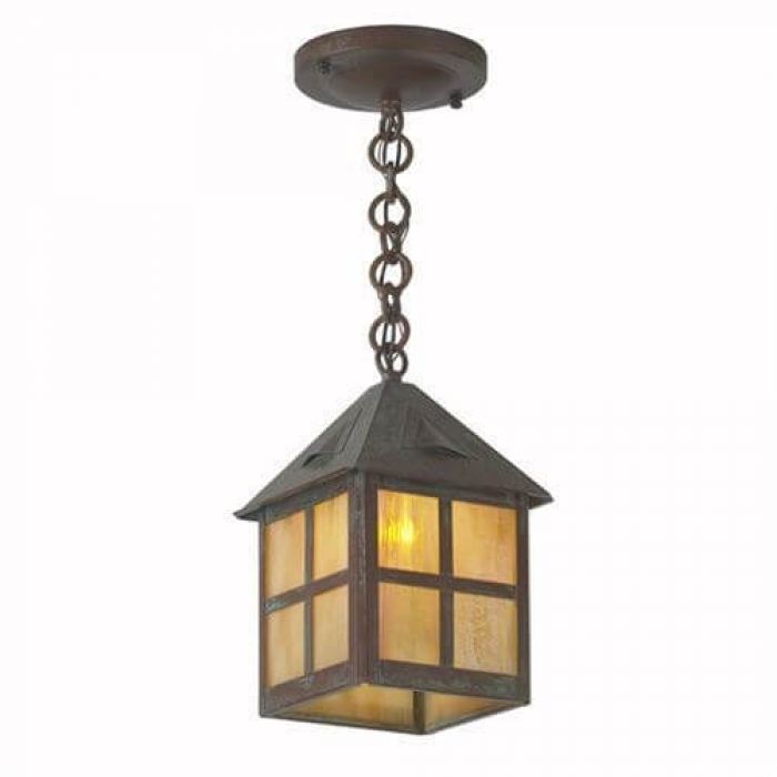 Cottage Lantern™ 6 in. Wide Chain Hung Exterior Pendant Light