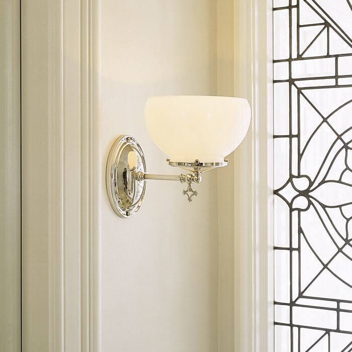 Glendale™ One Light Gas Key Sconce with 4-1/4 in. shade holder