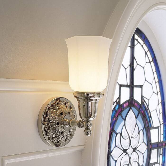 Provence™ One Light Straight Arm Sconce with 2-1/4 in. shade holder