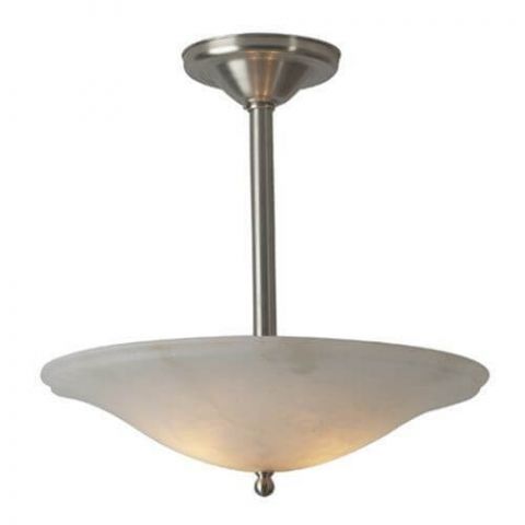 Navarra™ 19 in. Diam Single-Stem Alabaster Pendant