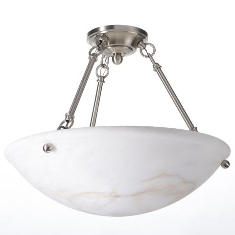 Empire™ 19 in. Alabaster Pendant Light