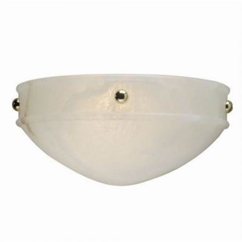Tuscany Sconce™ 12 in. Wide Ball Finials Alabaster Wall Sconce