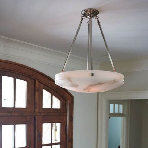 Morris™ 24 in. Diam Multi-Stem Alabaster Pendant