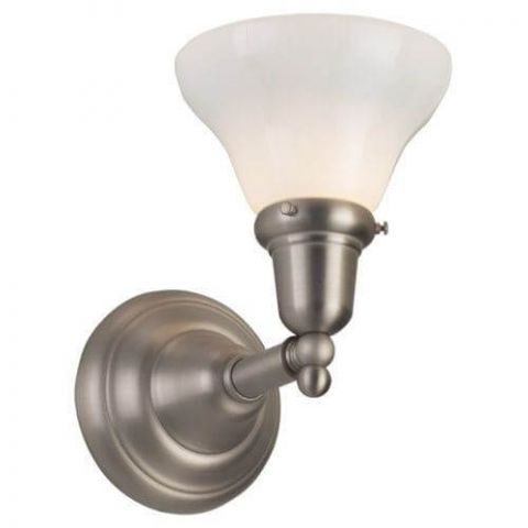 Shoreland One Light Straight Arm Sconce with 2-1/4 in. shade holder