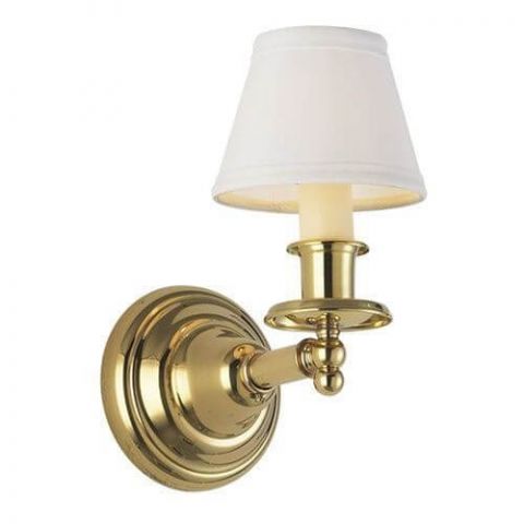 Shoreland™ One Light Straight Arm Sconce with electric candle