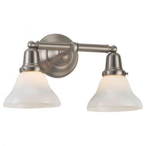 Shoreland Two Light Straight Arm Sconce with 2-1/4 in. shade holders