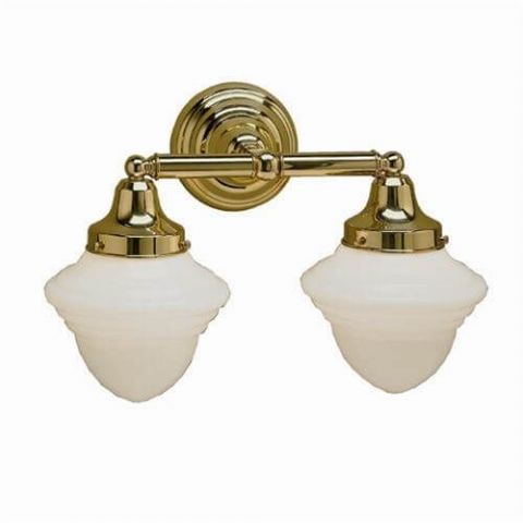Shoreland Two Light Straight Arm Sconce with 3-1/4 in. shade holders