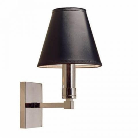Tribeca™ One Light Straight Arm Sconce with electric candle & Rect mounting plate