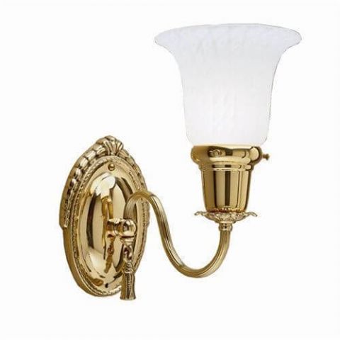 Sheraton™ One Light Tassel Sconce with 2-1/4 in. shade holder up