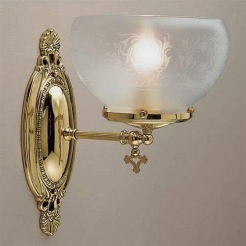 Newport™ One Light Gas Key Sconce with 4-1/4 in. shade holder