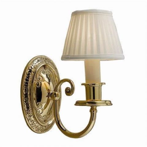 Cotswold Manor™ One Light Curved Arm Sconce with electric candle