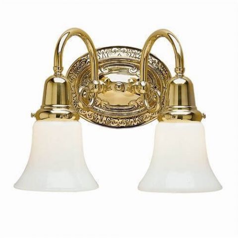 Cotswold Manor™ Two Light Waterfall Sconce with 2-1/4 in. shade holders