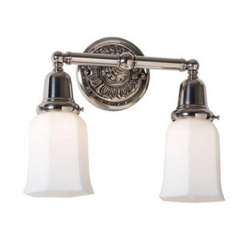 Sunflower™ Two Light Straight Arm Sconce with 2-1/4 in. shade holders