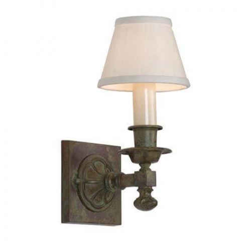 Morris™ One Light Straight Arm Sconce with electric candle