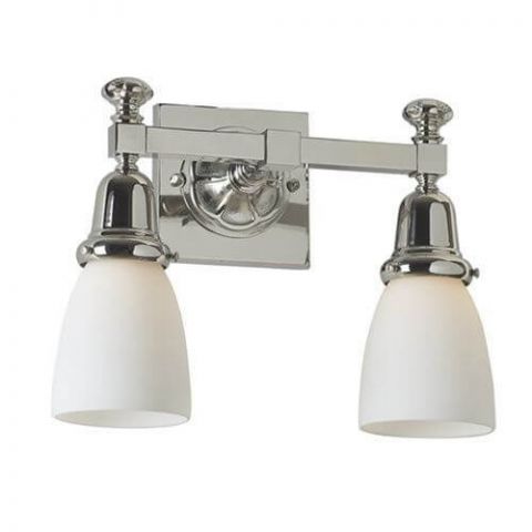 Morris™ Two Light Straight Arm Sconce with 2-1/4 in. shade holders