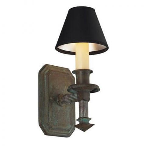 Winston™ One Light Straight Arm Sconce with electric candle
