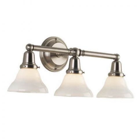 Carlton™ Three Light Straight Arm Sconce with 2-1/4 in. shade holders